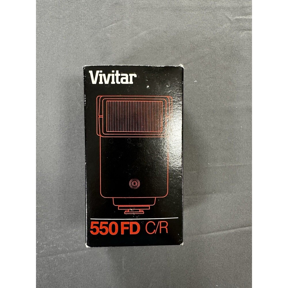 Vintage Vivitar 550FD C/R Auto Thyristor electronic flash.